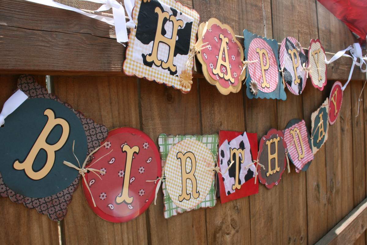 Bailey's Farm Party - Western/Cowboy