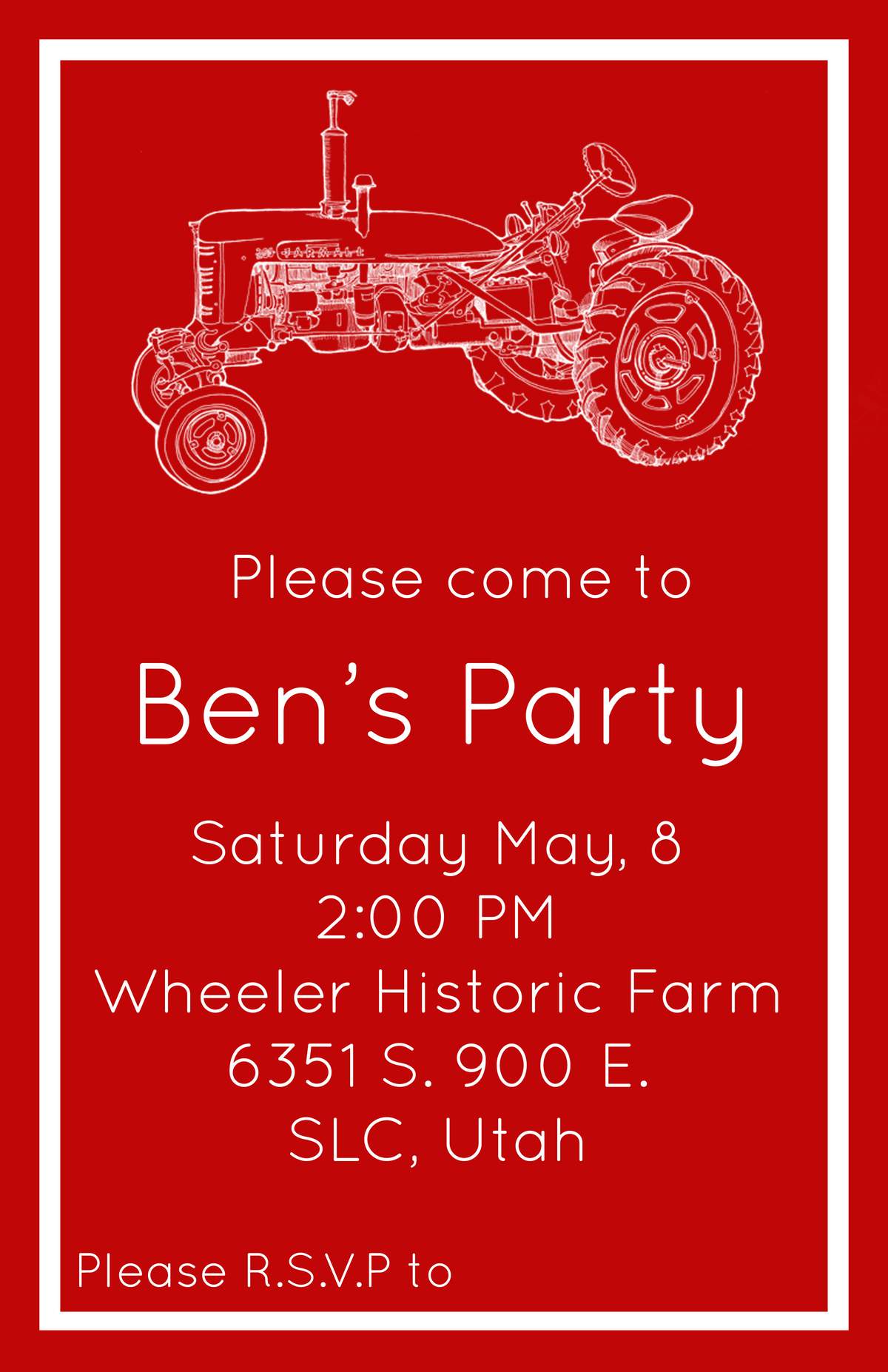 Ben's Farm Party - None