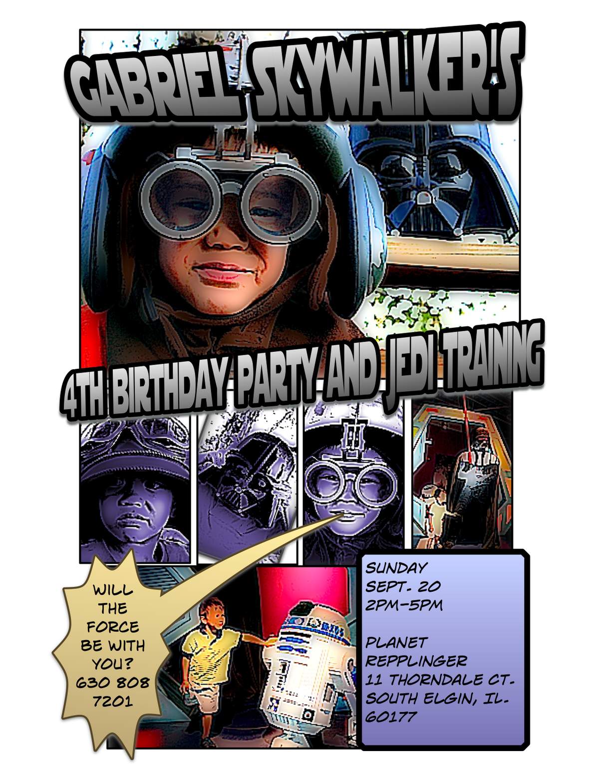 May the 4th Be With You...Gabriel's Star Wars Party - Superhero