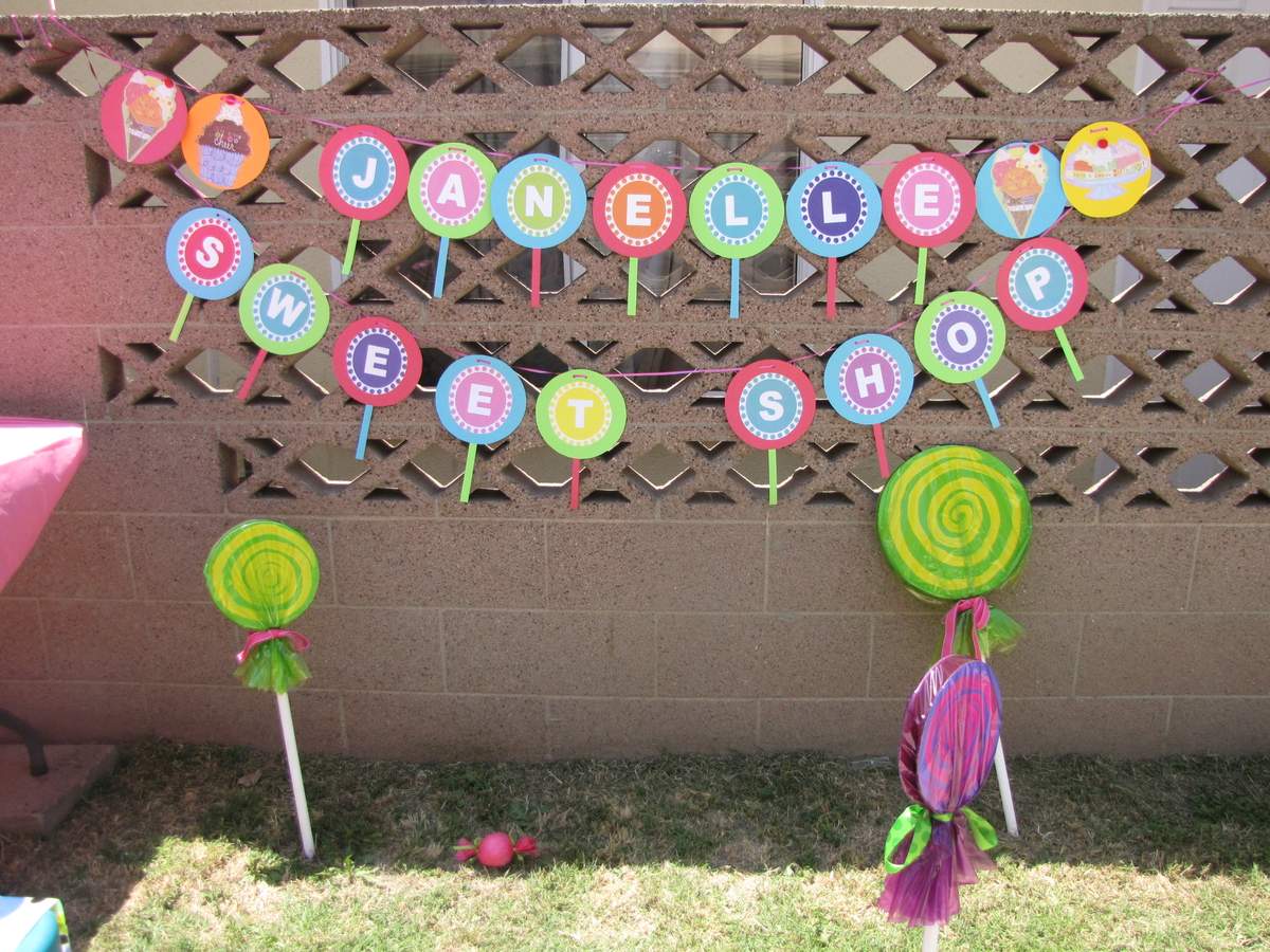 Everything SWEET 6th Birthday Party! - Candy