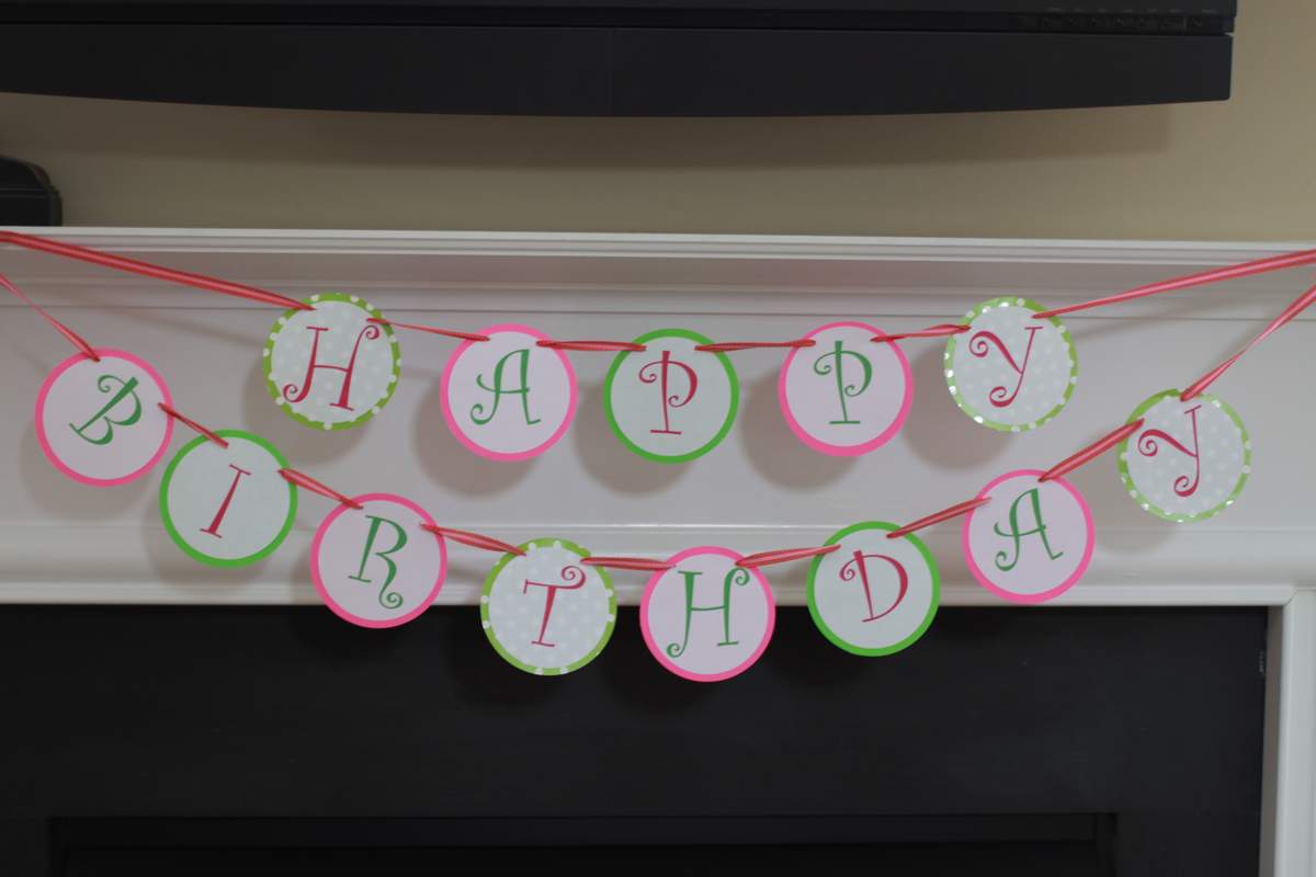 Emily's 2nd Birrthday - Polka Dot