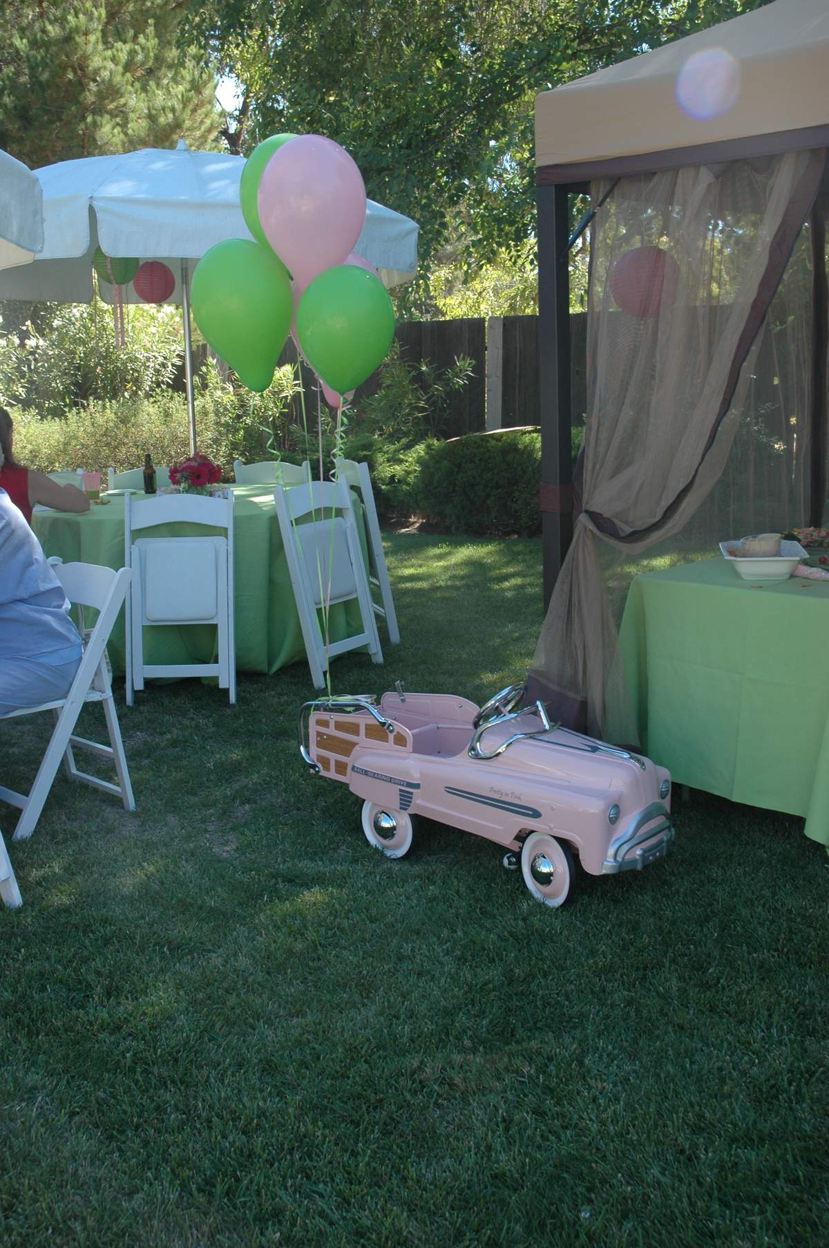 Pink and Green Garden Birthday Party Ideas Photo 1 of 15 Catch My Party