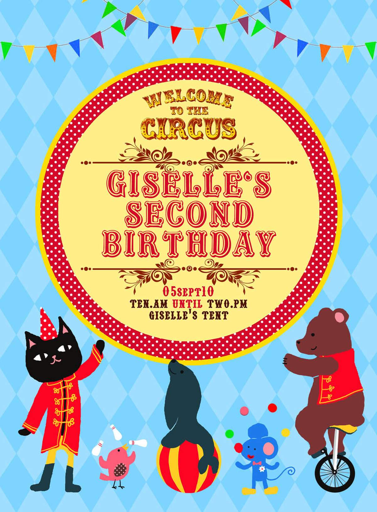 here's to G's 2nd Year!  - red Circus
