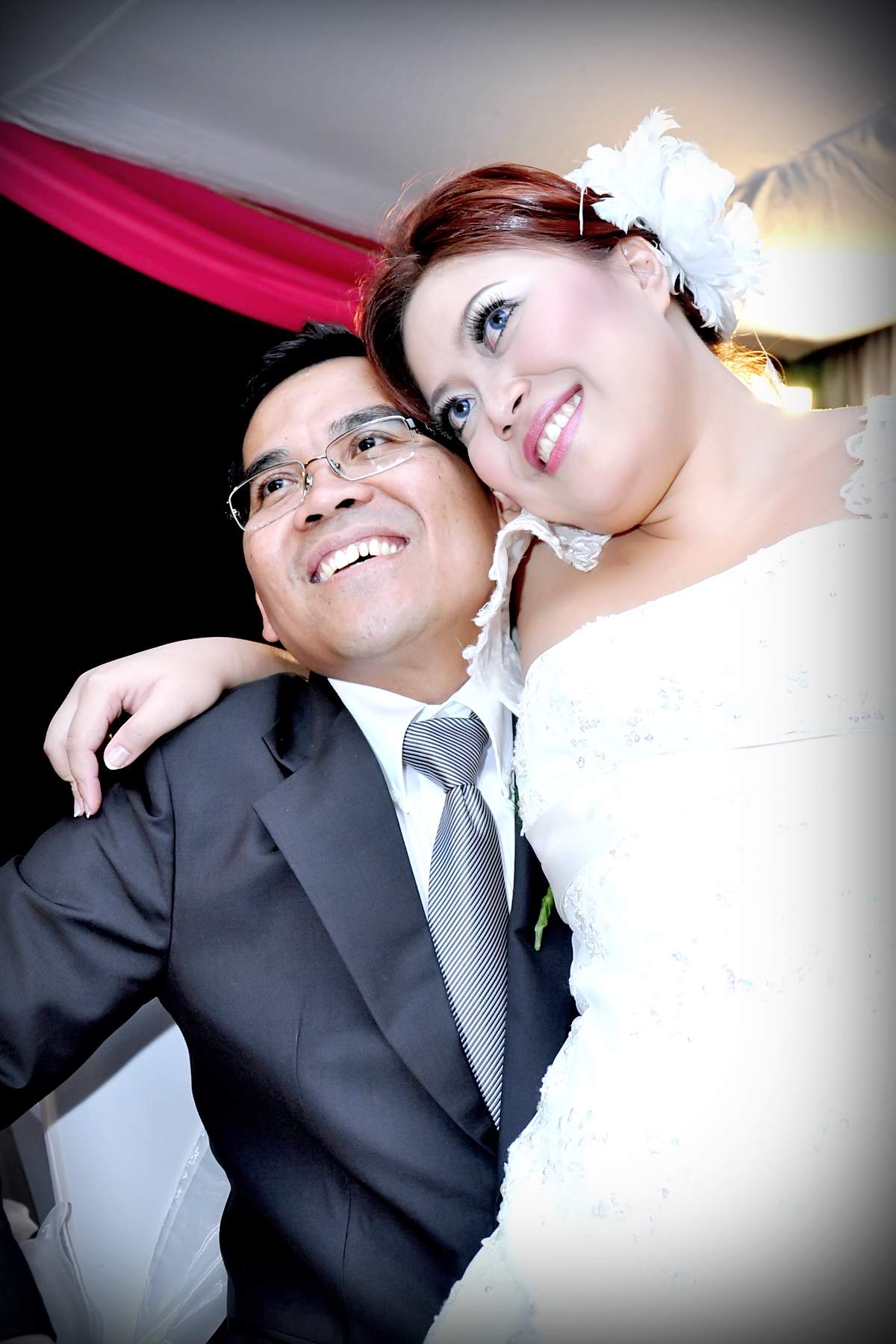 Debbie & kennedy Wedding Party - classic in white and pink