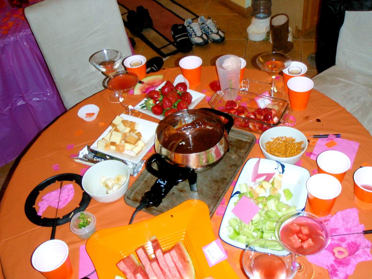 Bright Pink and Orange Baby Shower Party Ideas | Photo 1 ...