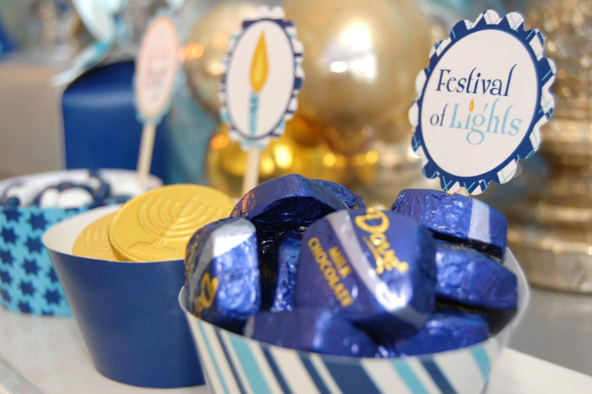 Hanukkah Party Ideas Photo 12 of 16 Catch My Party