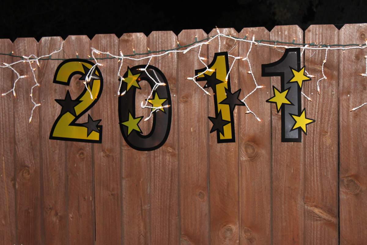 Bring In A Sparkling New Year - Silver Gold & Black