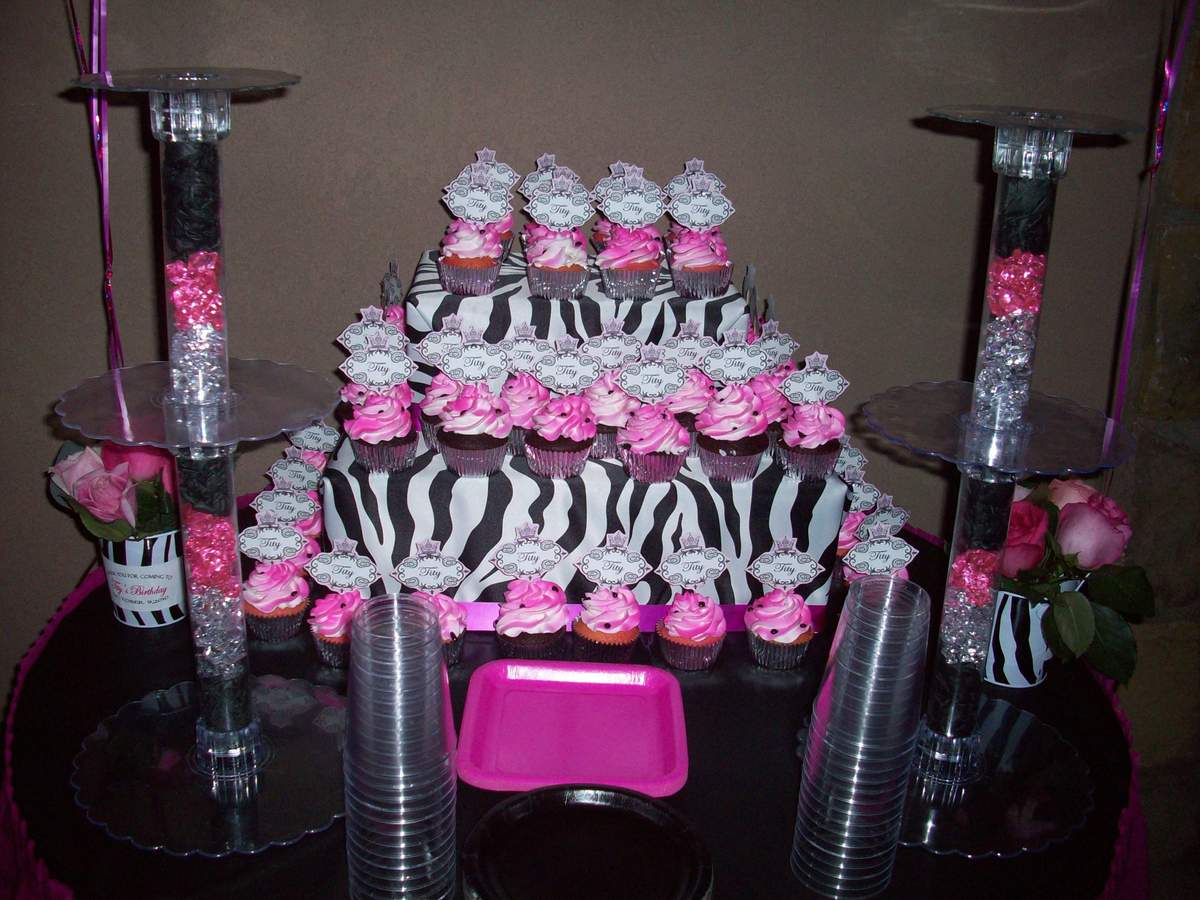 My Birthday Party - pink zebra