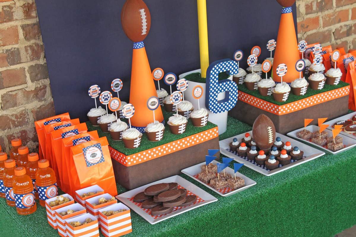 Football Football Party Ideas Photo 7 of 24 Catch My Party