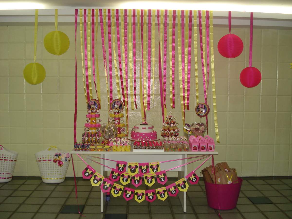 Minnie Pink - 3 aninhos da Nina
