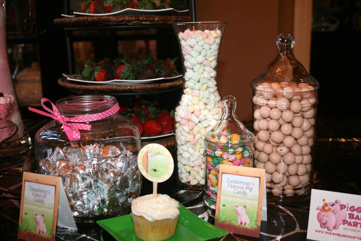 Charlotte's Web Baby Shower Party Ideas Photo 1 of 17 Catch My Party