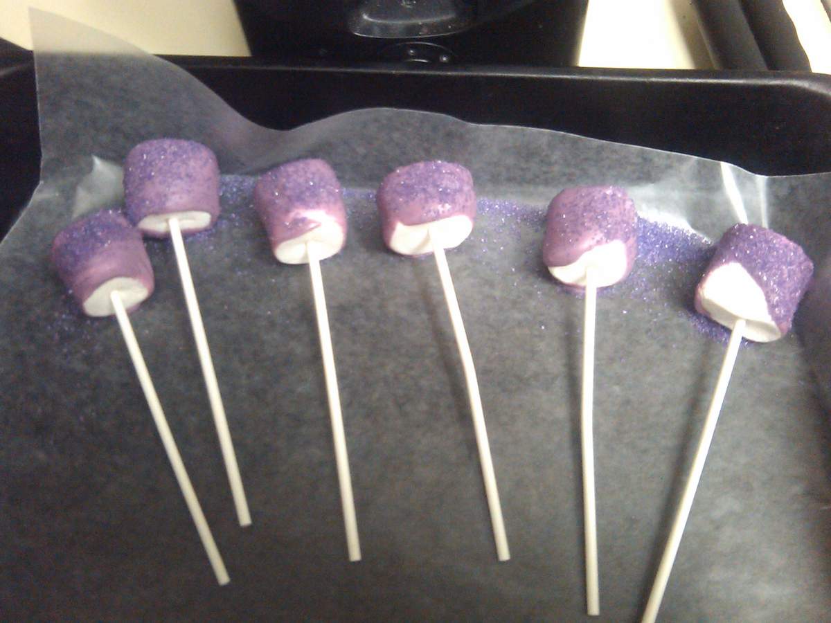 Liana's First Birthday - Purple and Flowers