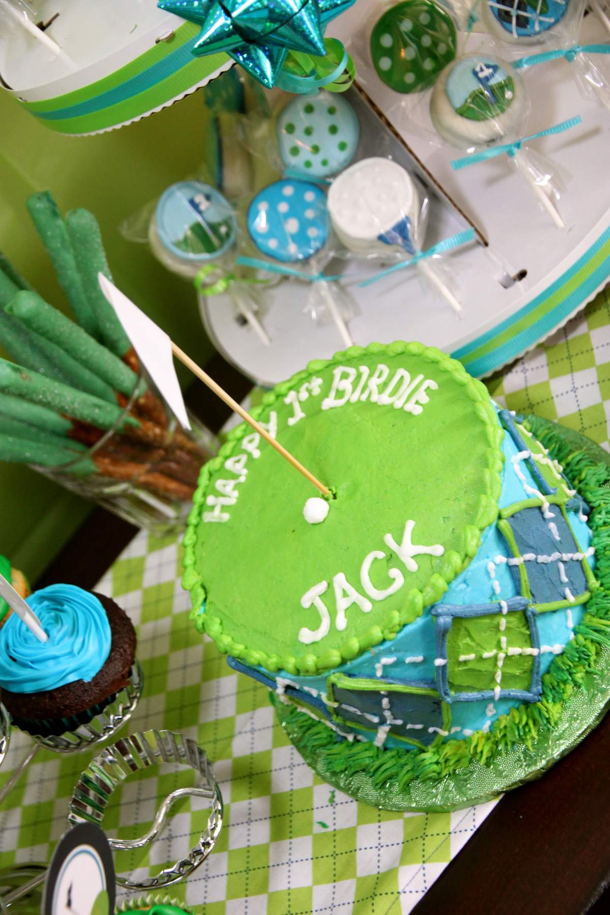 Happy 1st Birdie Par-Tee - Golf/Argyle
