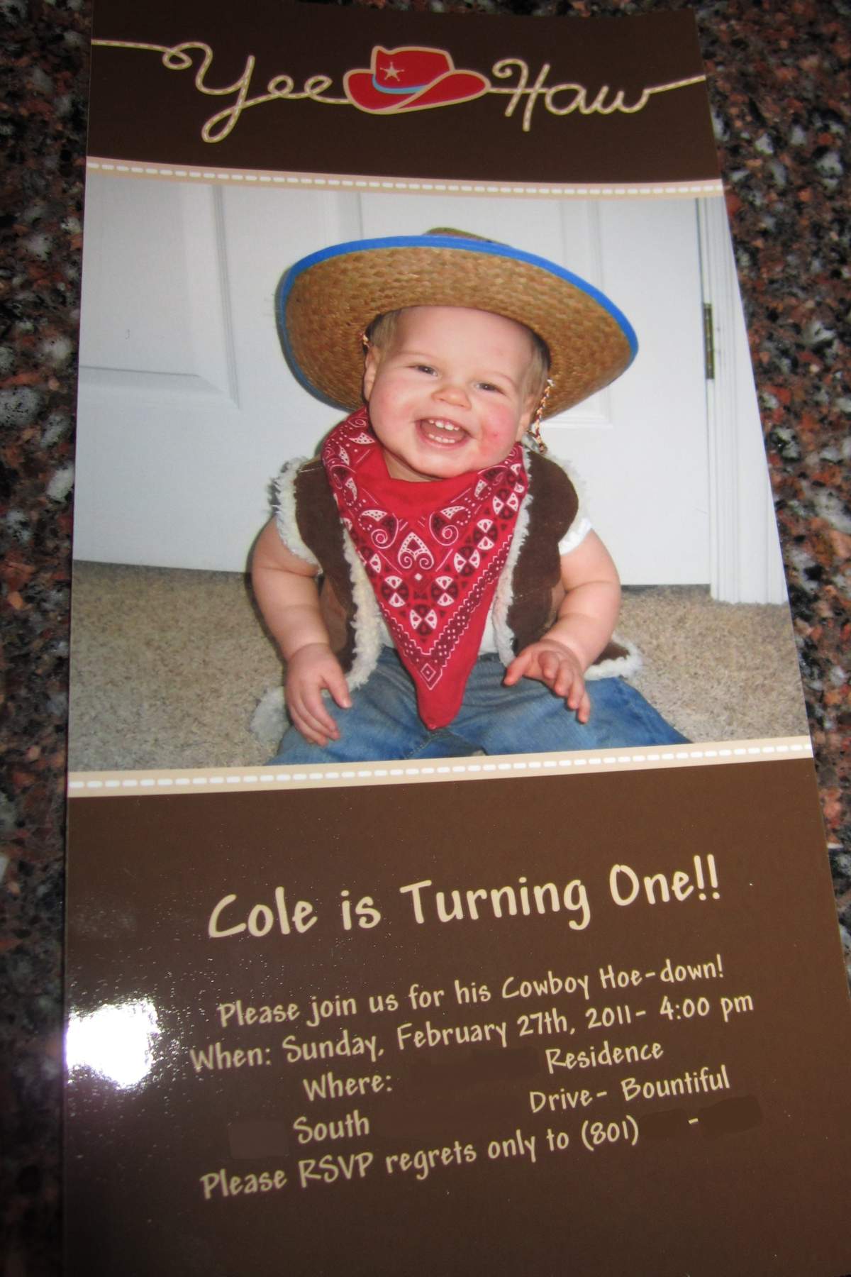 Wild Wild One - Cowboy Birthday Party