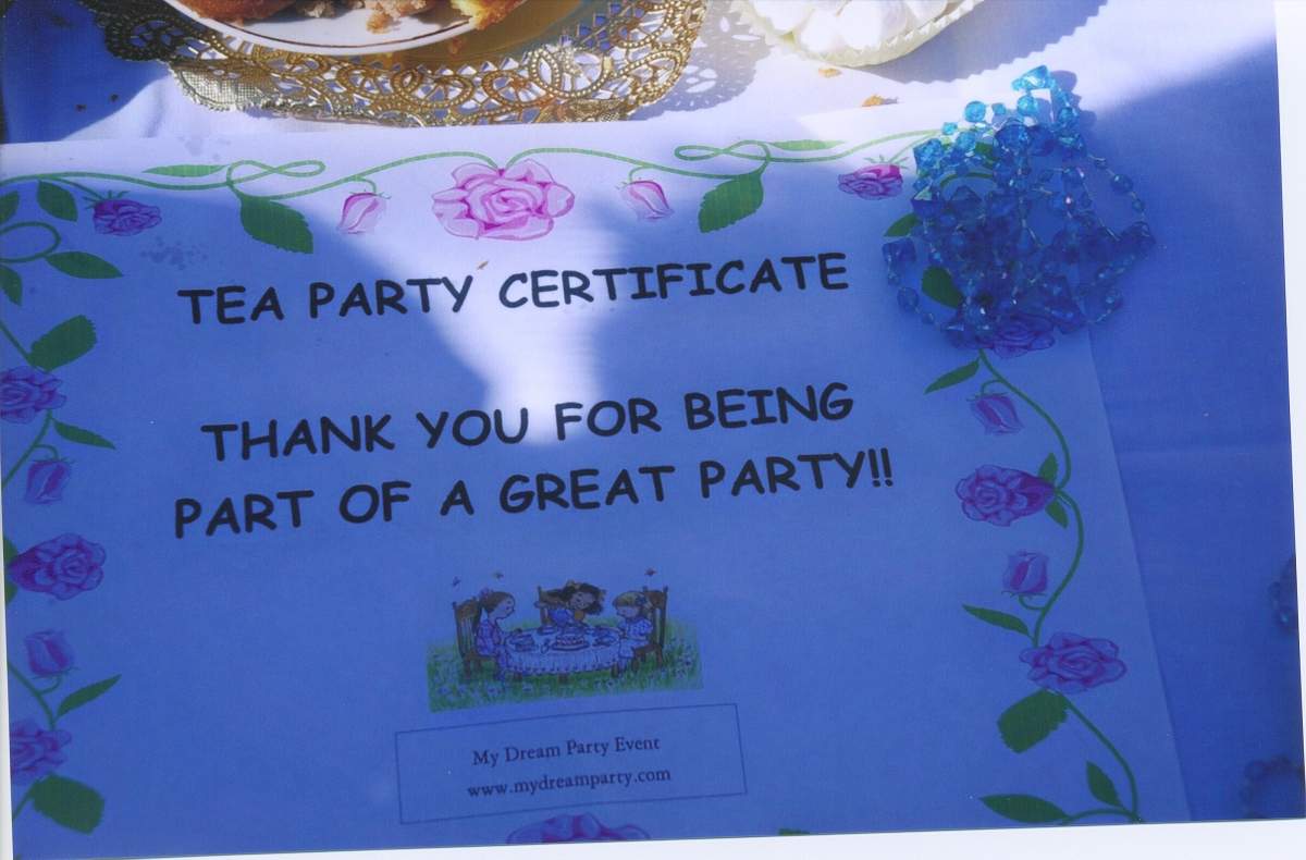 Bella's Tea Party - Princess