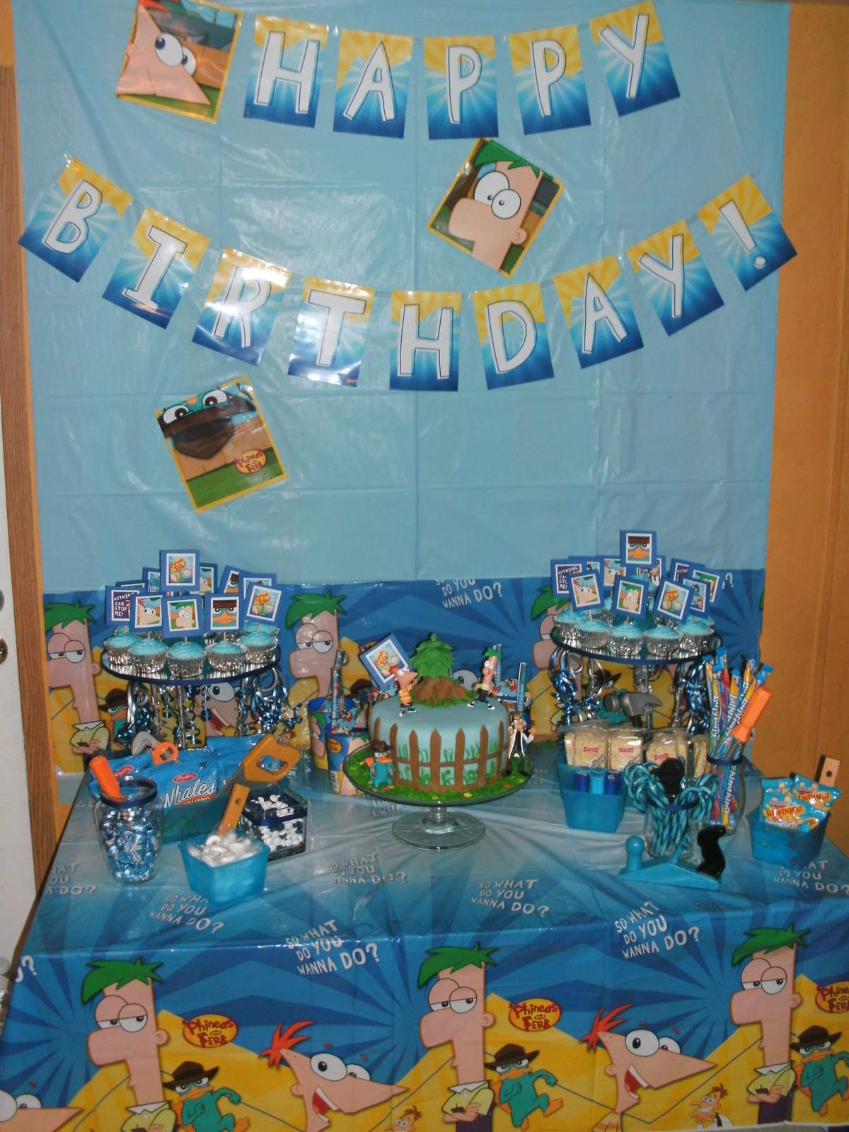 My son's 7 th birthday - Phineas and Ferb