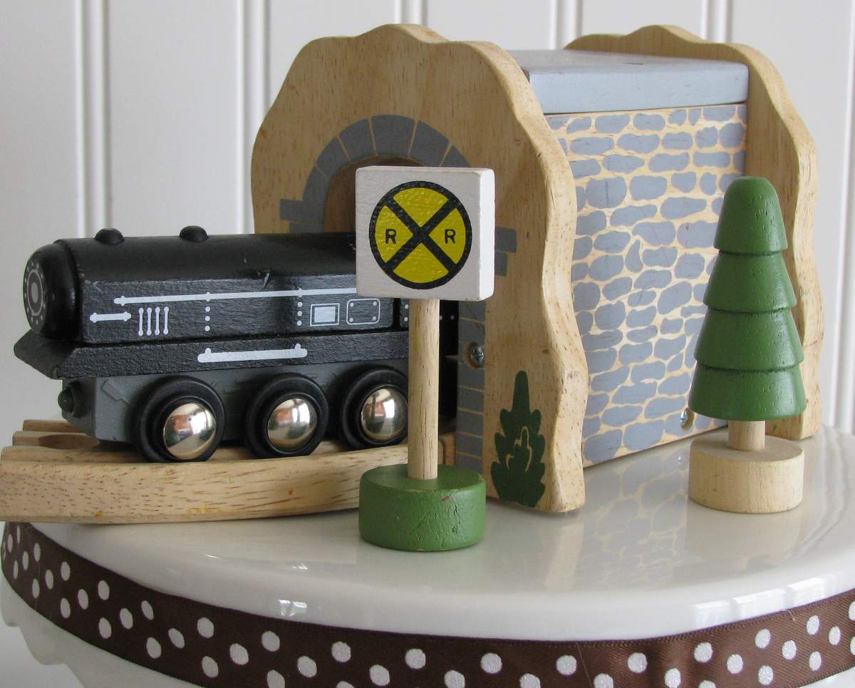 A Train Themed Dessert Table - None