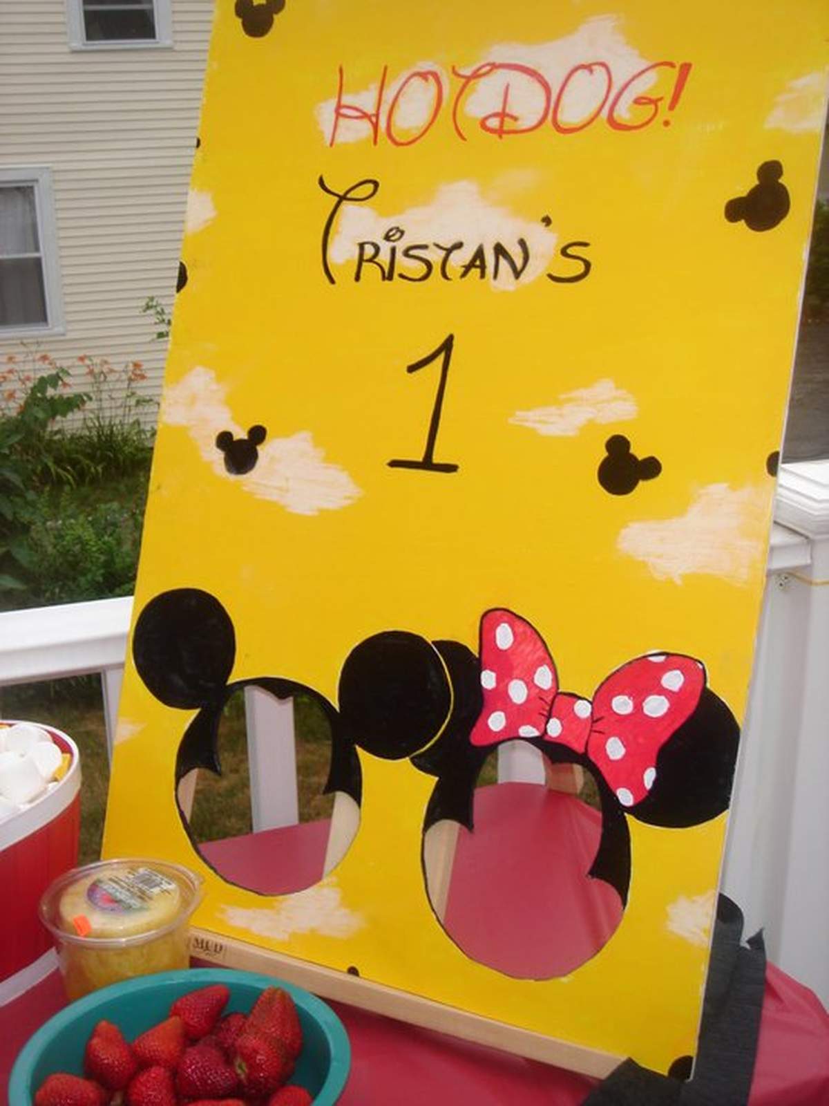 tristan's 1st birthday - Mickey Mouse