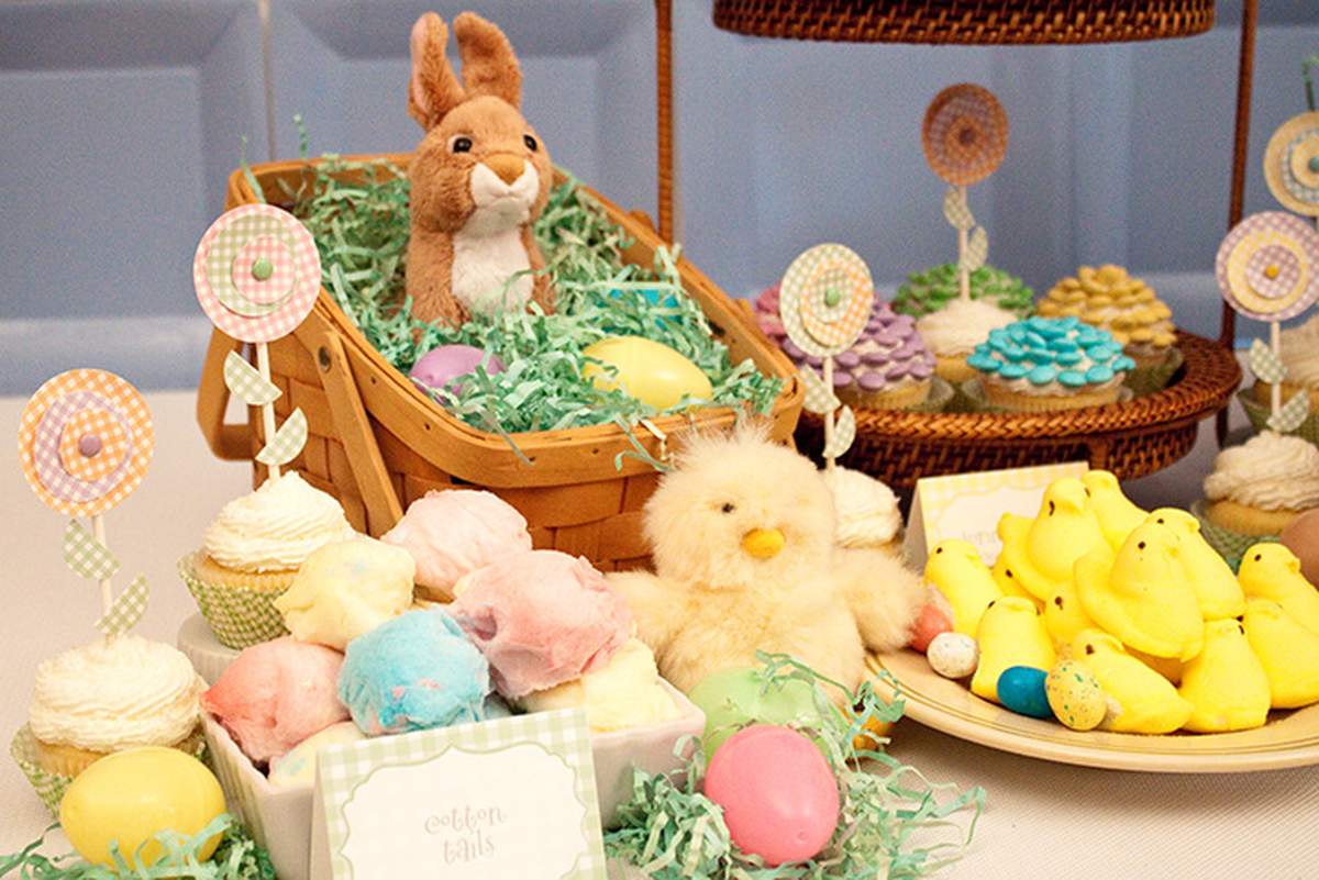 An Easter Celebration Easter Party Ideas Photo 8 of 26 Catch My Party