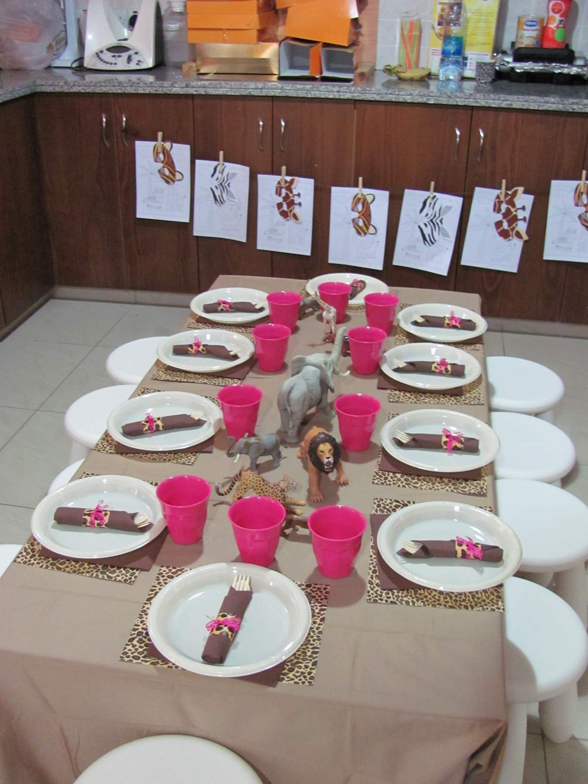 Leopard Safari Birthday Party Ideas Photo 3 of 10 Catch My Party