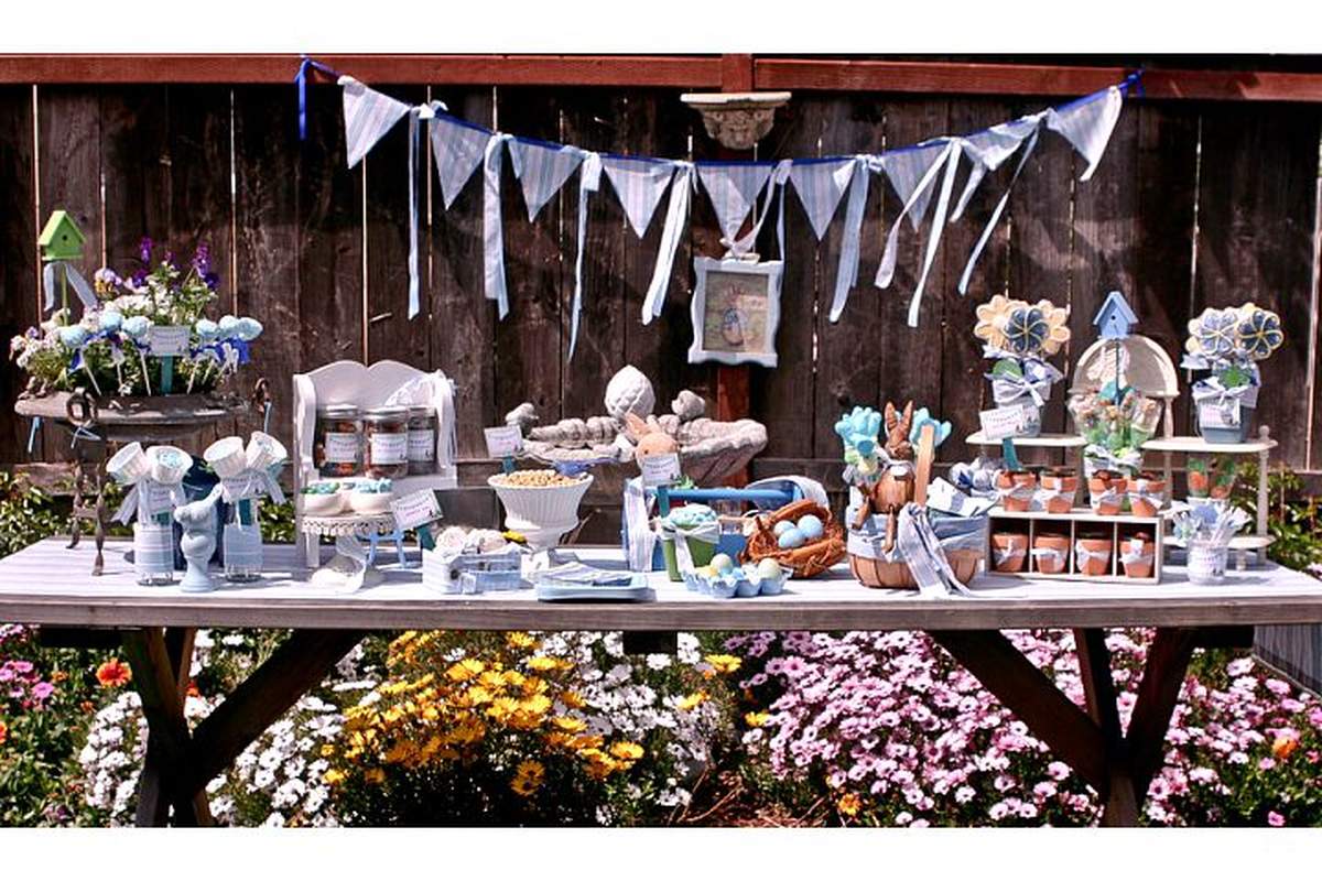 A Boy's Easter Garden Party - Boy's Easter Garden