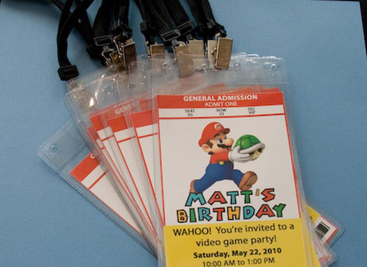 Matt's 8th Birthday - Mario