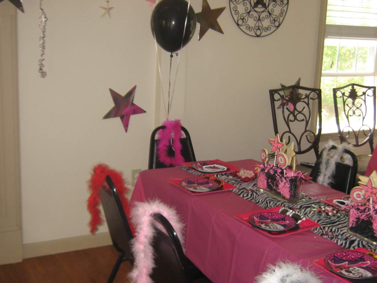 Diva Dessert Party - Hot pink and Zebra