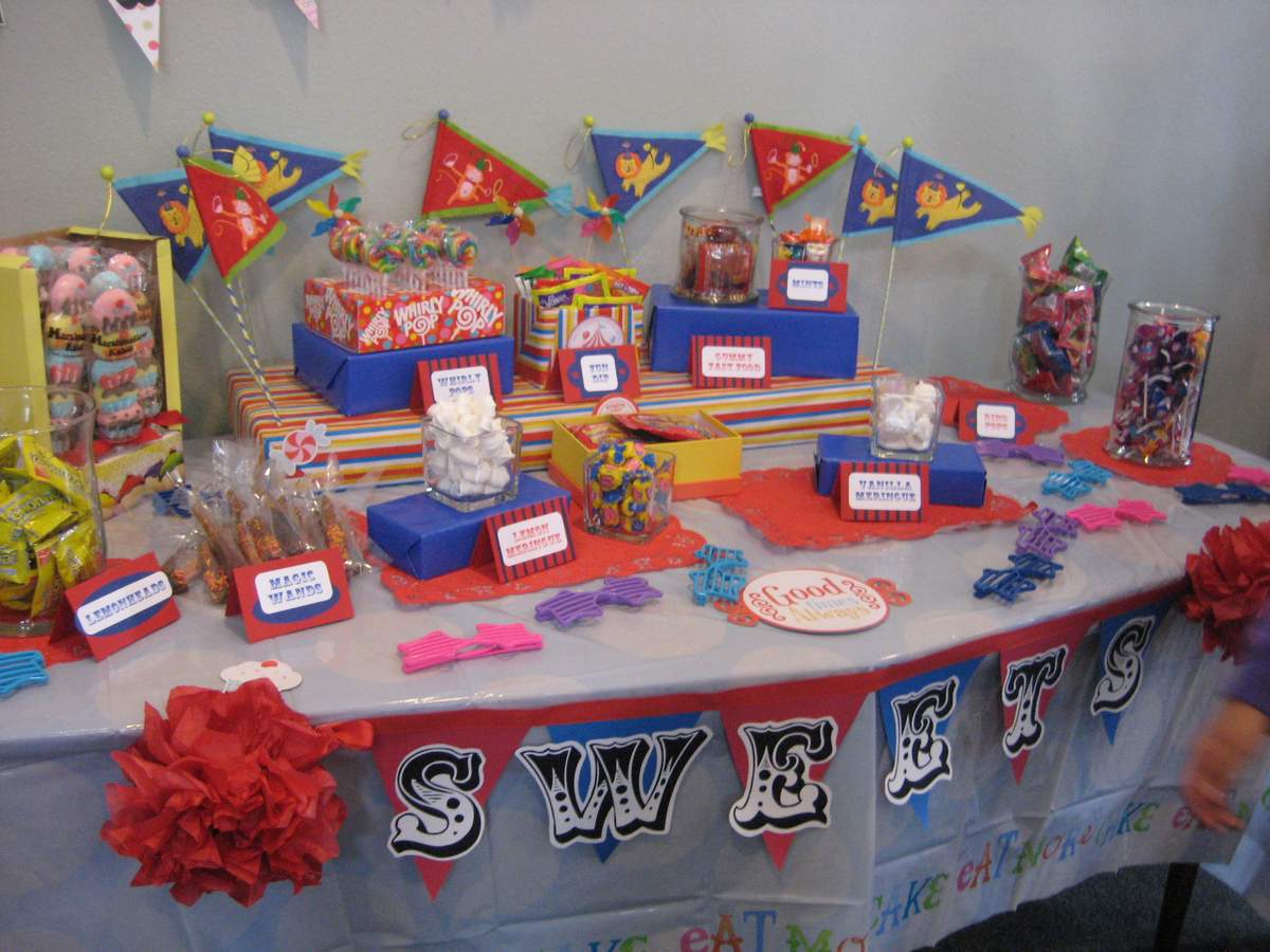 Sam's 6th birthday party  - Carnival/Circus