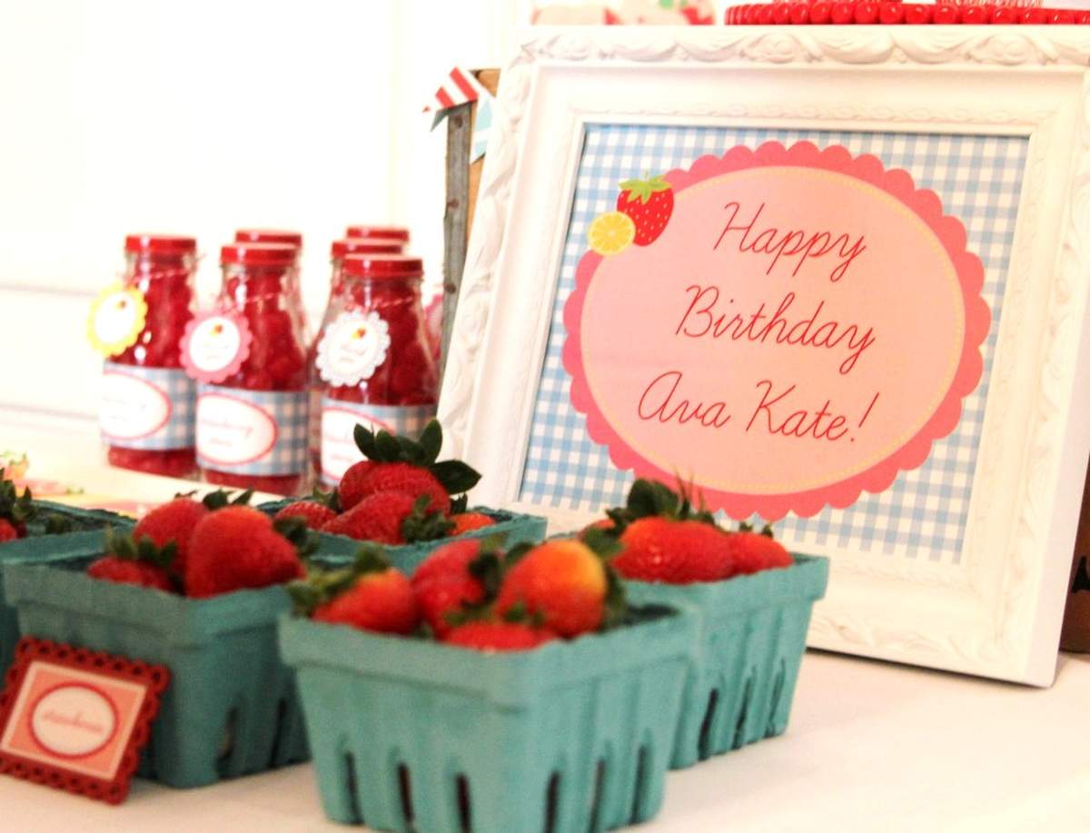 Strawberry Lemonade Party by Modern Frills - None