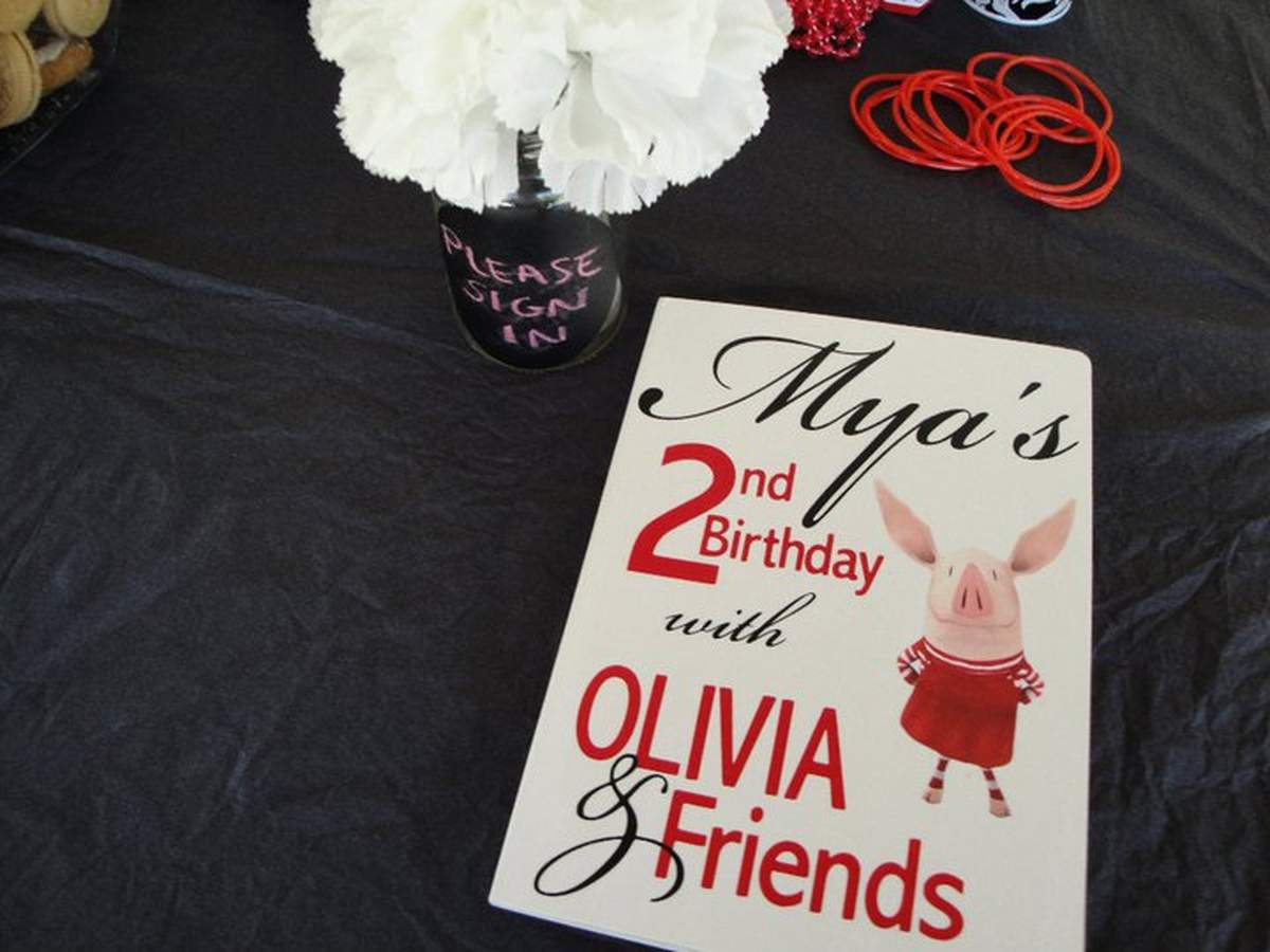 Mya's 2nd Birthday featuring Olivia - Olivia the Pig, Damask and Polka Dots
