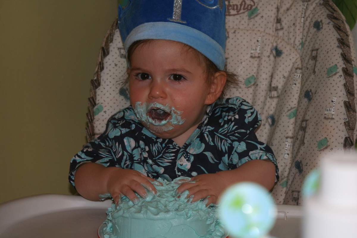 Max's 1st Birthday - retro surf party