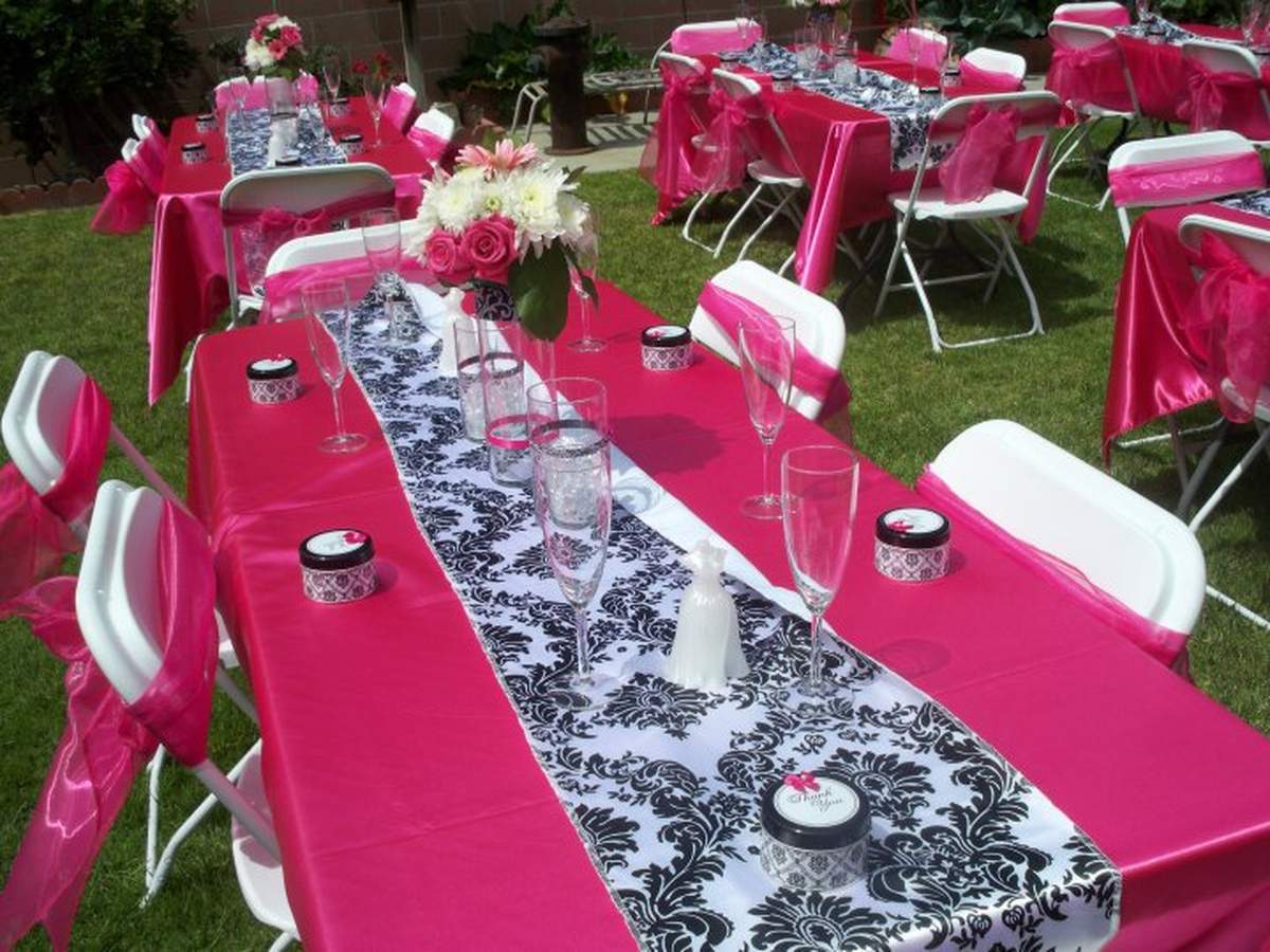 Damask and Pink - None