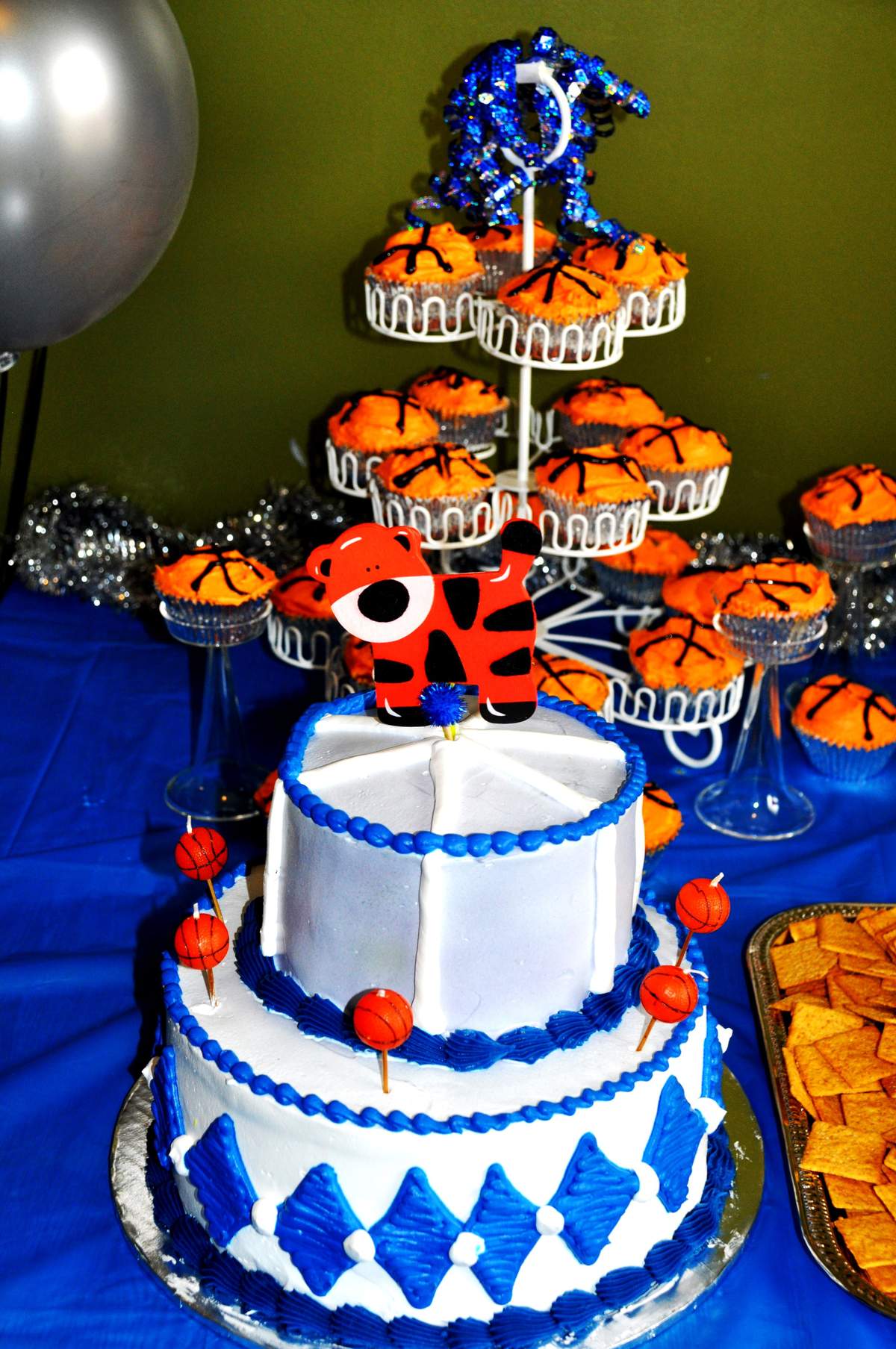 University of Memphis Tigers Basketball Birthday Party Ideas Photo 2