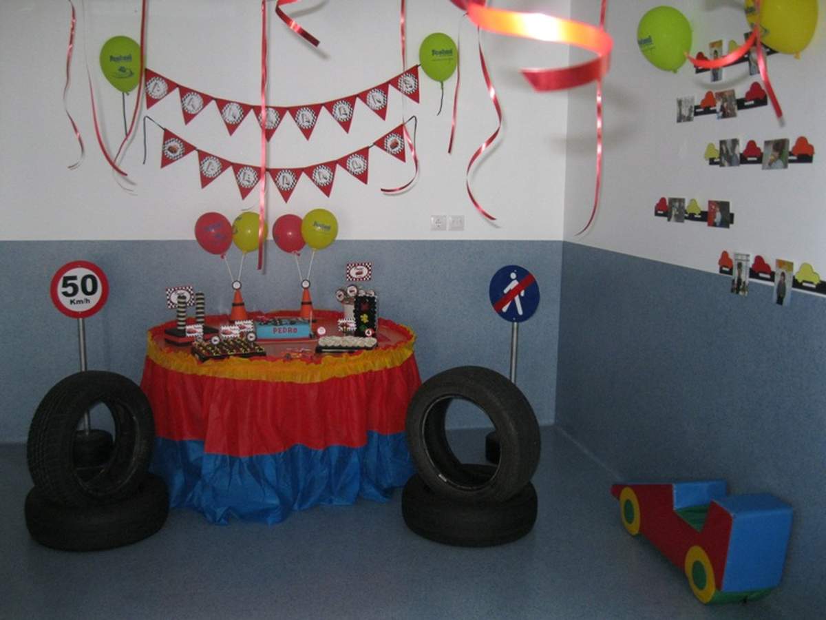 a boy´s 4th birthday - Disney Cars