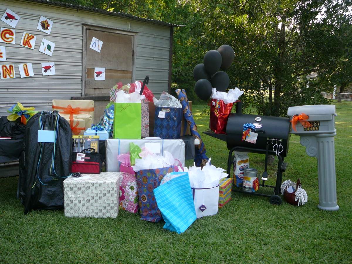 Handy man shower, honey do shower, garden shower, groom's shower Bridal