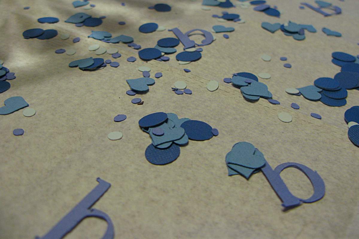 Simple Bridal Shower - Blue and white