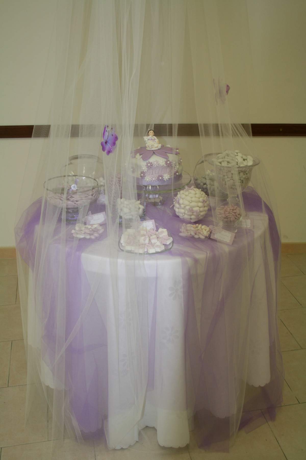 GIULIA CHRISTENING - butterflies and flowers