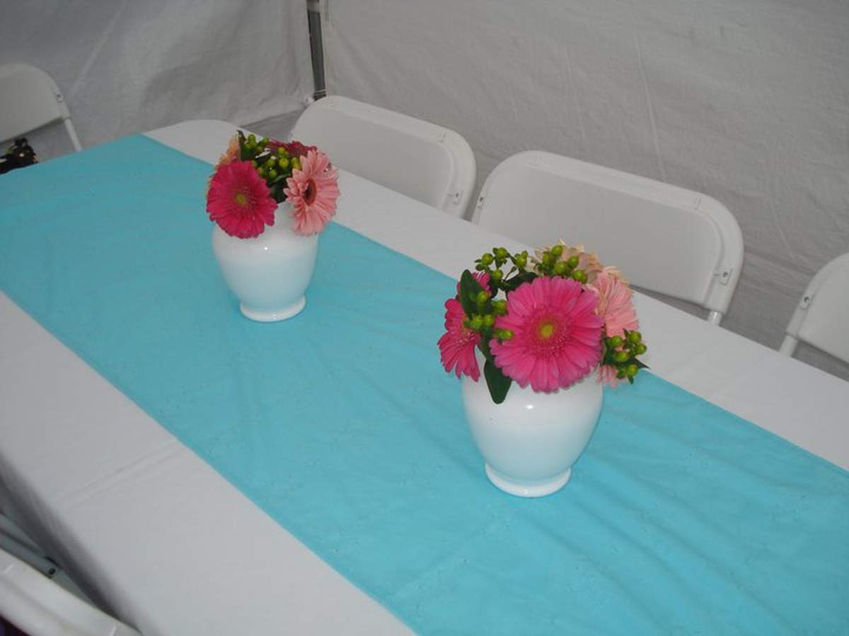 1st birthday - Pink/turquoise Cupcake birthday party