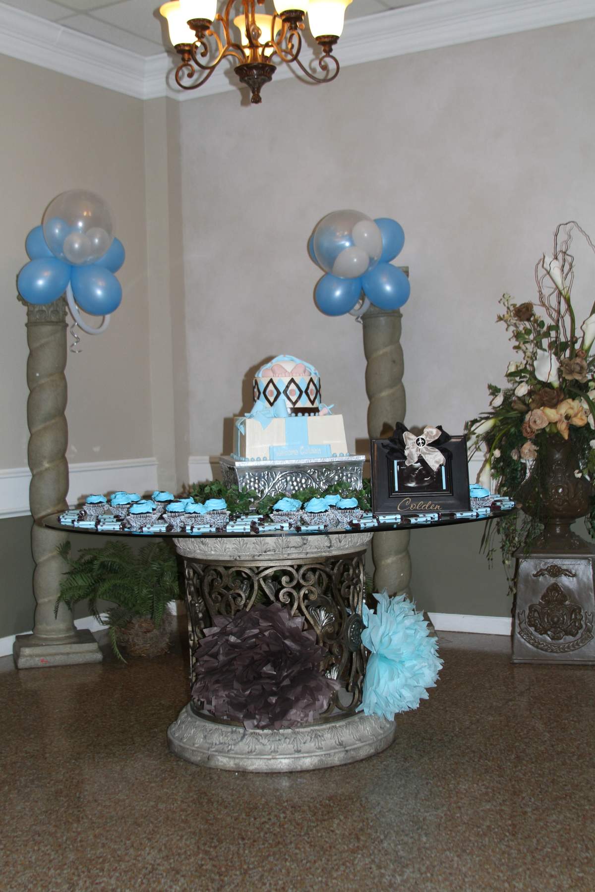 Colden Anthony's Baby Shower - Blue & Brown 