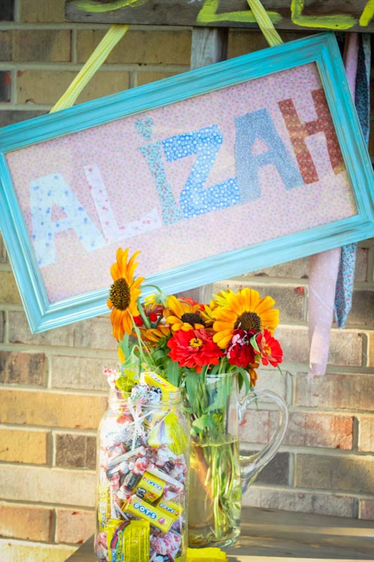 Alizah's 1st Birthday - Southern Vintage lemonade stand