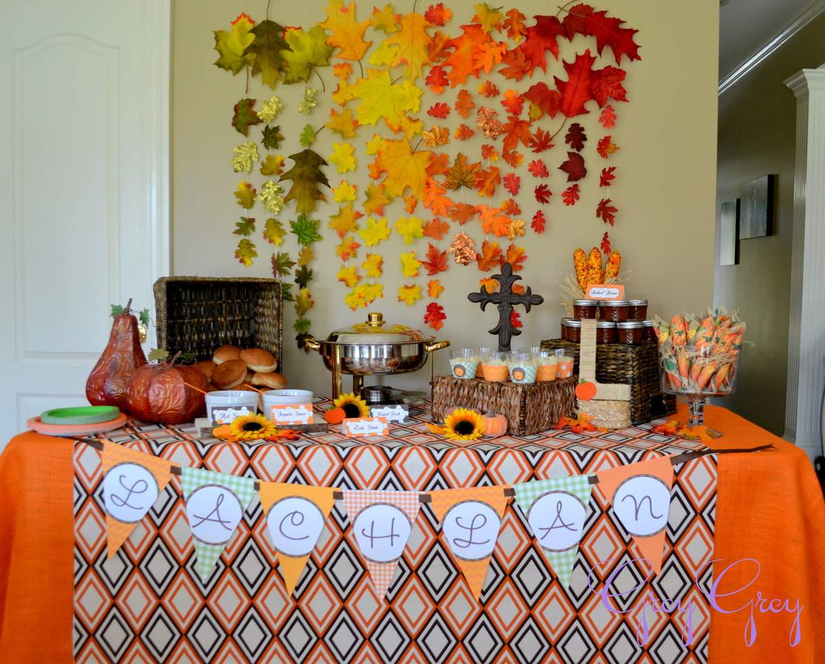 Little Pumpkin Baptism Party - None