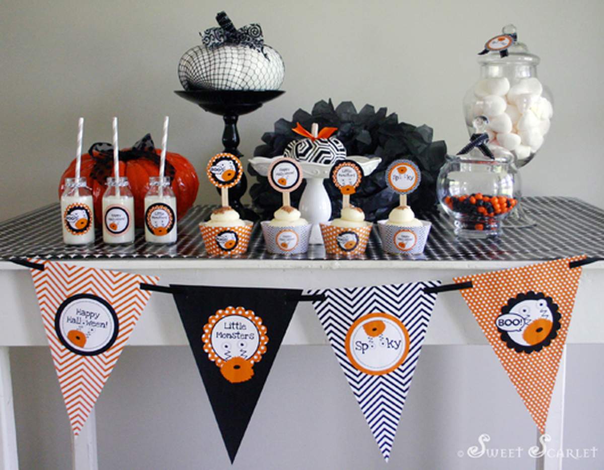 Little Monsters Halloween Dessert Table - Halloween