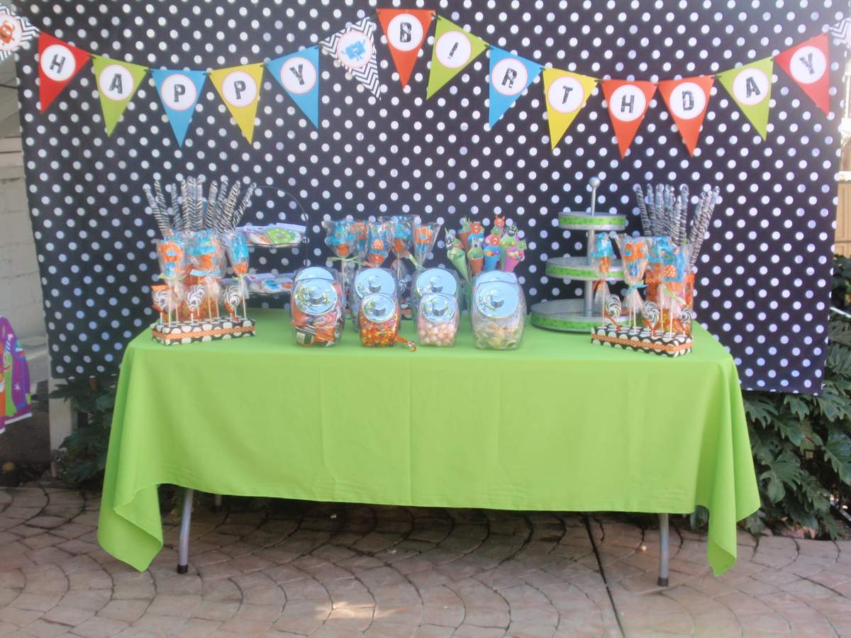 Derek's 3rd Birthday - Cute Little Monster's