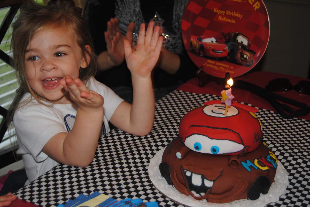 McKenzie & Zachary Cars Party Finished 1st - Disney Cars