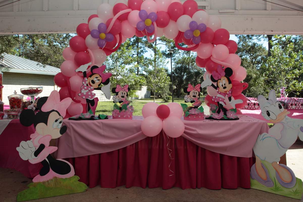 Kayleighs minnie mouse 1st bday - Minnie Mouse