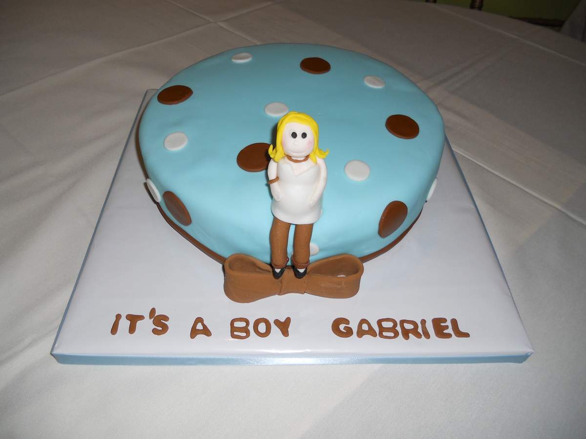 Gab Baby shower - Blue and brown Shower