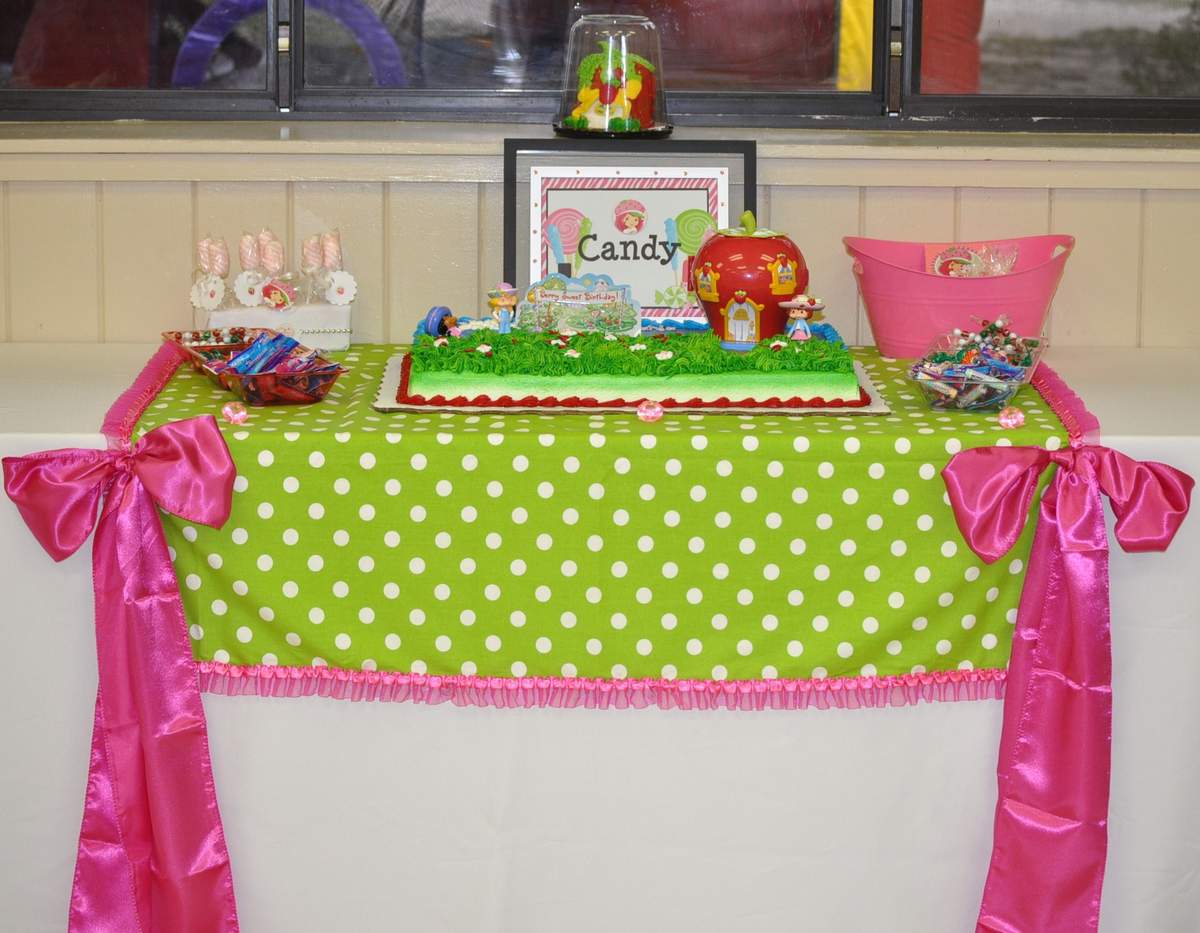 Inspired Strawberry Shortcake for NAHLA 1st Birthday. 16 photos - Strawberry Shortcake and Strawberries