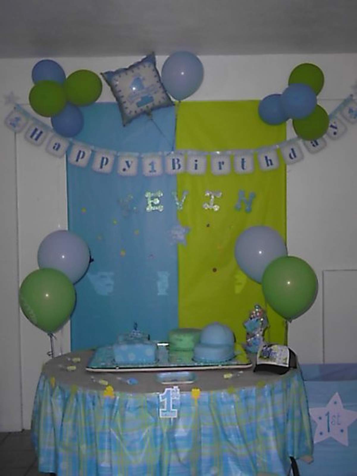 kevin 1st birthday - None