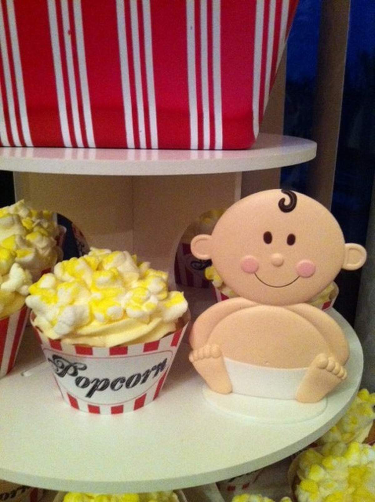 popcorn Baby Shower Party Ideas Photo 8 of 14 Catch My Party