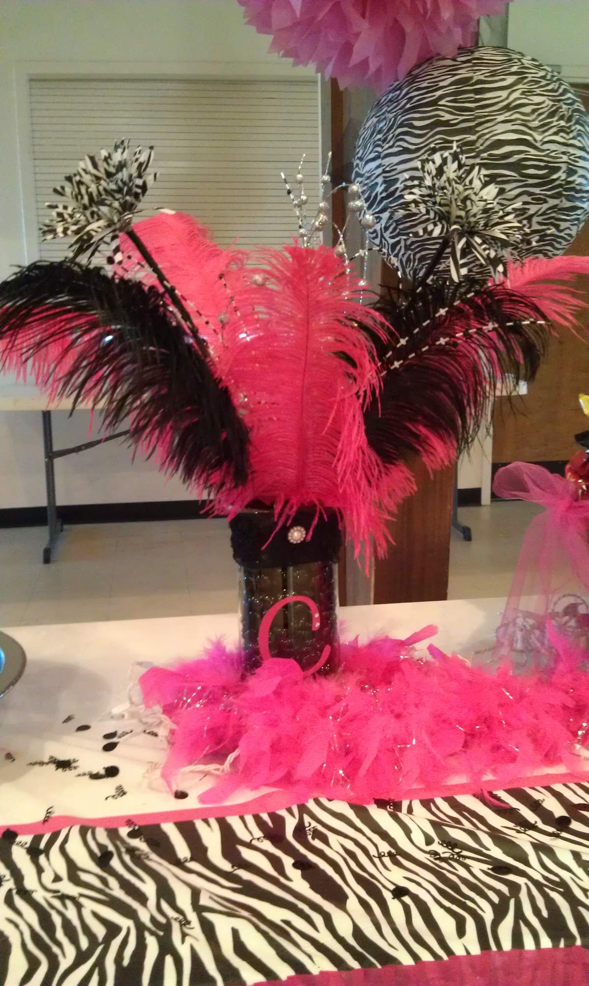 Zebra & Hot Pink Birthday Party Ideas Photo 1 of 17 Catch My Party